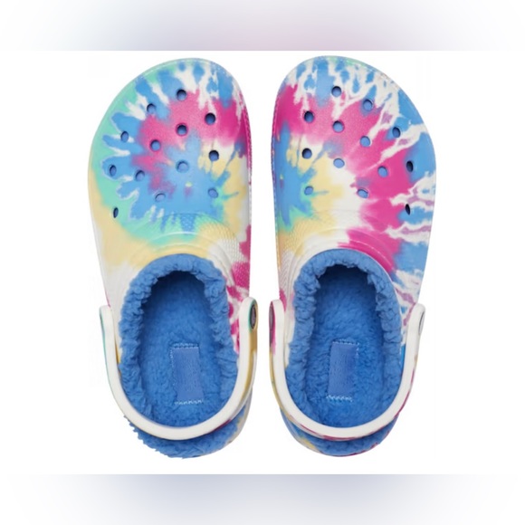CROCS CLASSIC LINED TIE-DYE CLOG - Picture 4 of 6